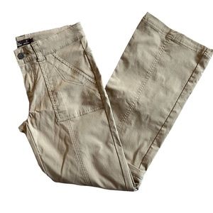 PrAna Cargo Khaki Convertible Pants Shorts Hiking Outdoor 2 SHORT